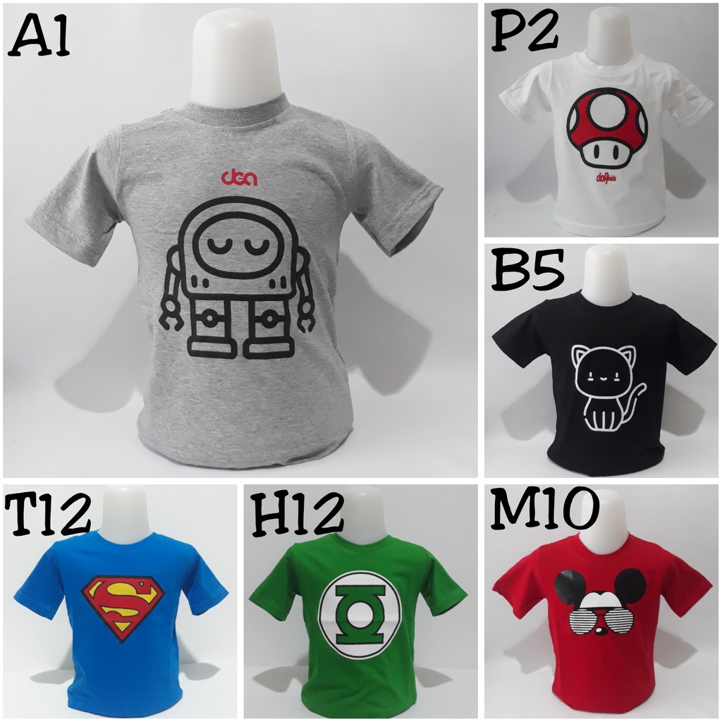  Baju  robot anak kaos  distro  abu Shopee  Indonesia