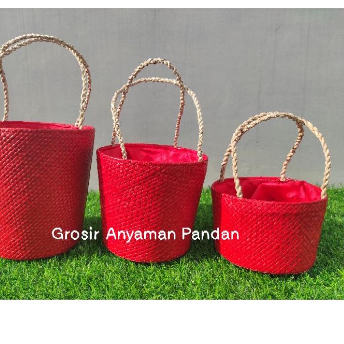 ✅BestSeller Tas pandan EMBER POLOS parcel lebaran tas hampers lebaran keranjang parcel #DISKON