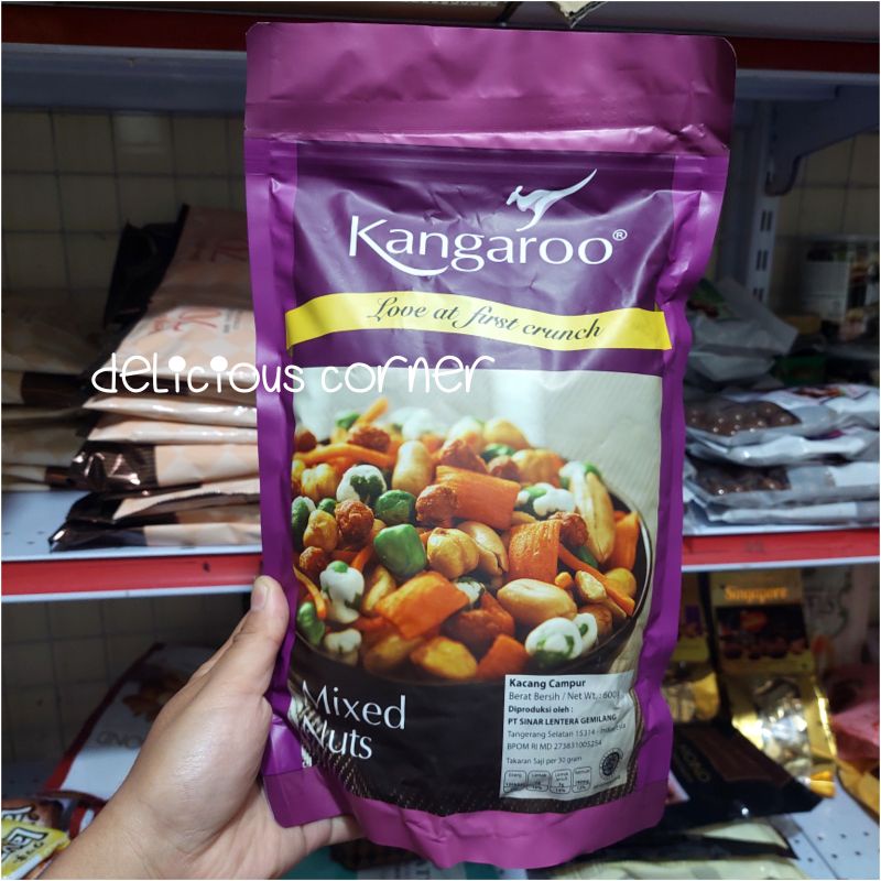 

Kangaroo Kacang Campur Mix nuts 600g