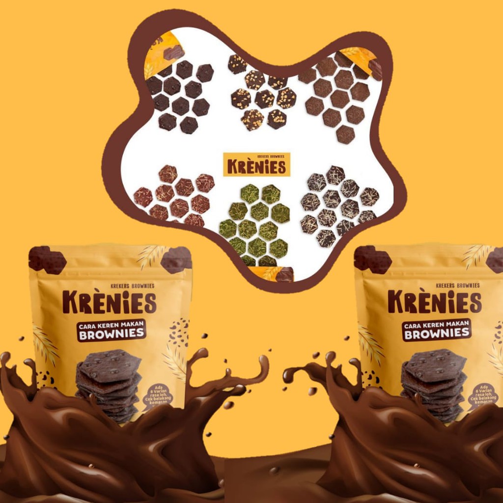 

(Free Gift) Krenies Krekers Brownies Premium Brownies Kekinian