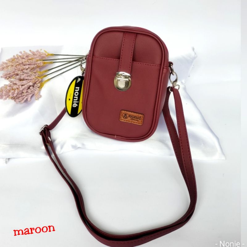 SLING PHONE MEGAN BY NONIE KUALITAS PREMIUM/TAS HP ANTI AIR/TAS SELEMPANG WANITA TERLARIS