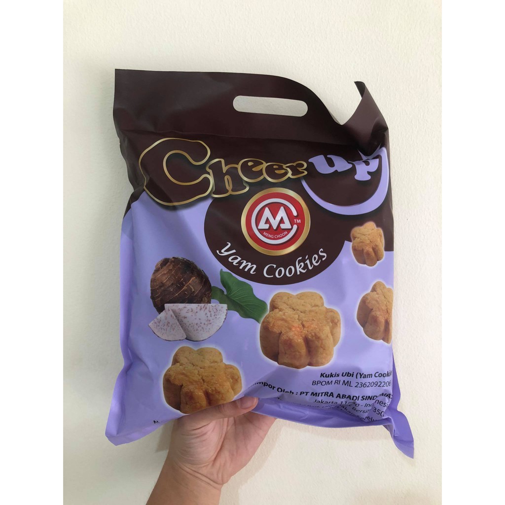 Cheer Up Yam Cereal Cookies /Meng Choon Yam Cookies/ Biskuit talas 350