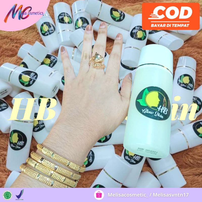 ❣️MELISA❣️ HB GLOWSKIN Forte Body Lotion Pemutih Badan Ampuh Handbody Hb Glowskin Double Dosis (Read
