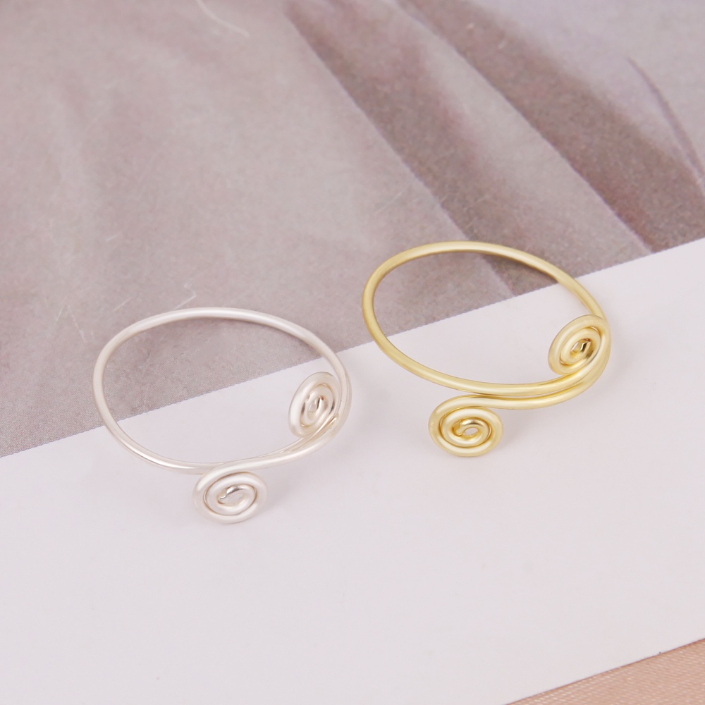 [ Fashion Special-shaped Geometric Decompression Ring  For Girls ] [ Sliver Rose Gold Finger Ring  ]