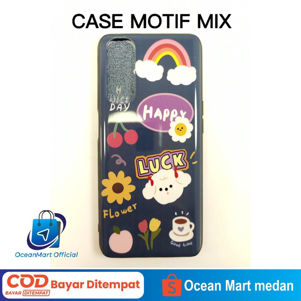 Case HP Motif Mix Realme 6 7 7i Softcase Handphone Aneka Gambar Aksesoris Handphone HP OCEANMART OCEAN MART Murah Grosir