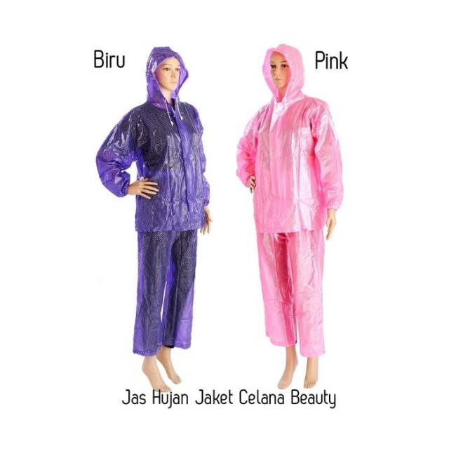 Jas hujan jaket celana POLKADOT BEAUTY Indoplast