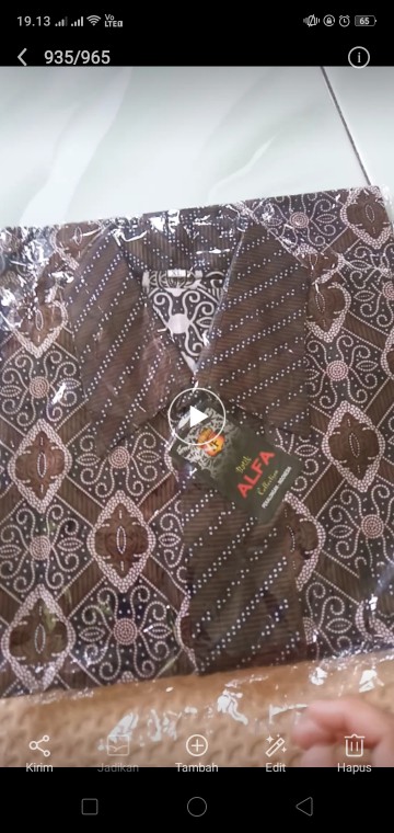 Atasan Batik Dolby Dolbi Dobby Doby Tenun Sutra Tulis Halus Katun Atbm Baron ,sarombit Atasan