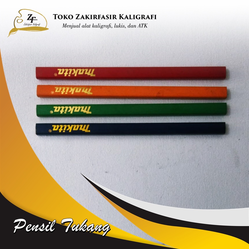 

PENSIL TUKANG BESAR MAKITA / PENSIL TUKANG MAKITA / PENSIL BESAR/PENSIL KALIGRAFI