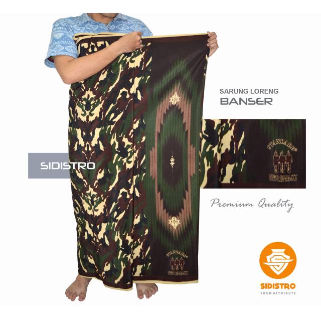 Sarung loreng Banser - sarung loreng army