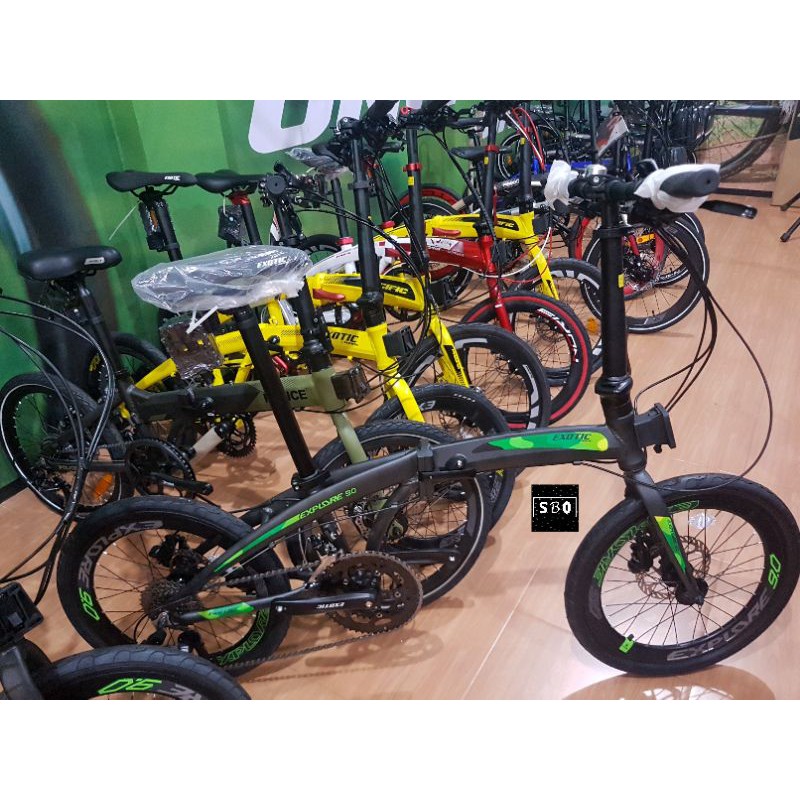 Sepeda Lipat Exotic Explore 9 Hydraulic 9 speed