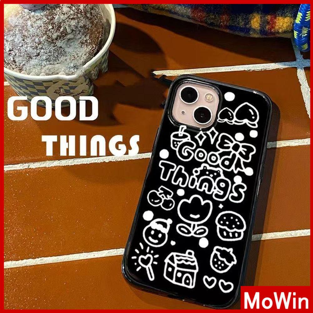 For iPhone 14 Pro Max iPhone Case TPU Soft Case Shiny Black Cartoon Cute Shockproof Protection Camera Compatible For iPhone 13 Pro max 12 Pro Max 11 Pro max xr xs max 7Plus 7 8