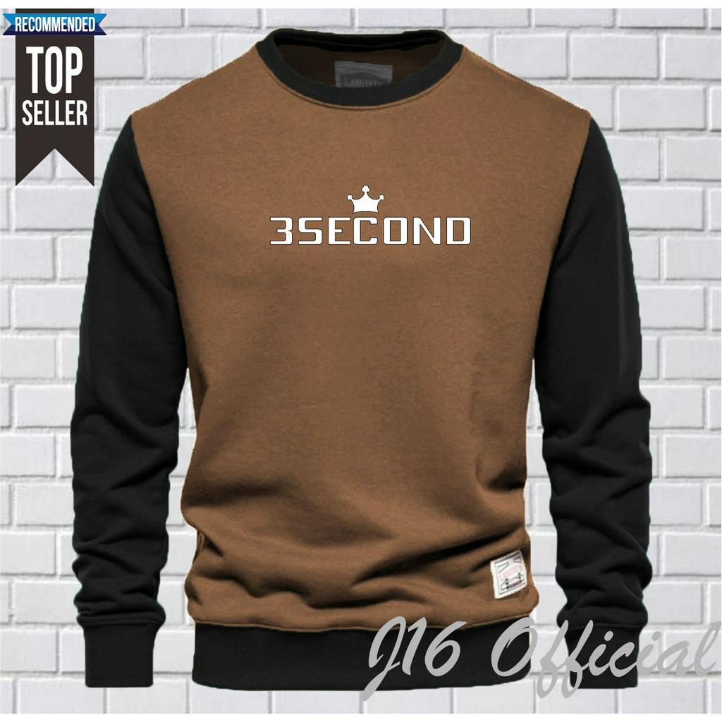 3SCO CREWNECK Jaket Distro Sweater Oblong Pria Wanita FLEECE TEBAL PREMIUM