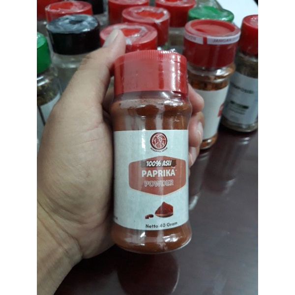 

Paprika Powder 40gr Paprika Bubuk 100% Asli
