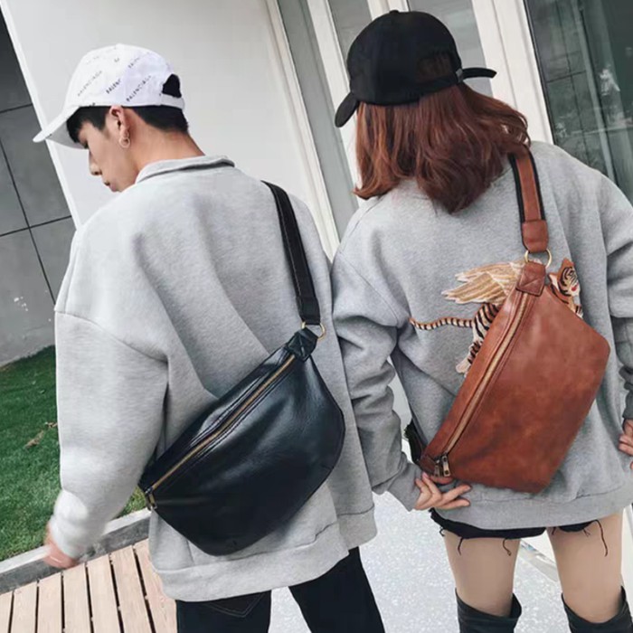 Waist Bag Kulit Pria Tas Kulit Pria Sling Bag Kulit Pria TAZMANIA