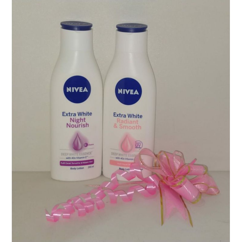 NIVEA BODY LOTION PAKET SIANG DAN MALAM