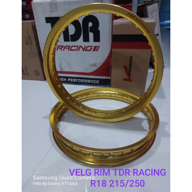 PROMO VELG RIM TDR RACING ORIGINAL SET R18 215/250 SEPASANG