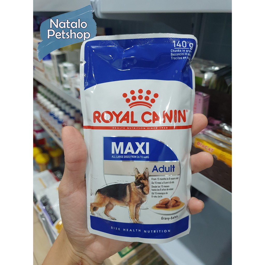 Royal Canin Maxi Adult 140Gr/Pouch/Sachet/Makanan Basah Anjing Besar