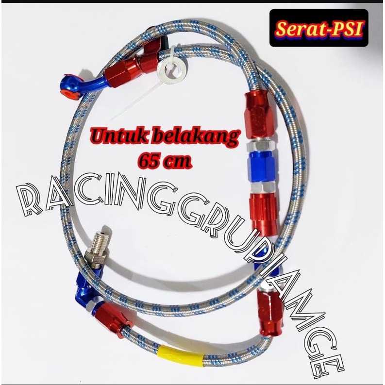 Selang / Kabel Rem Belakang Model Psi 65 Cm silver