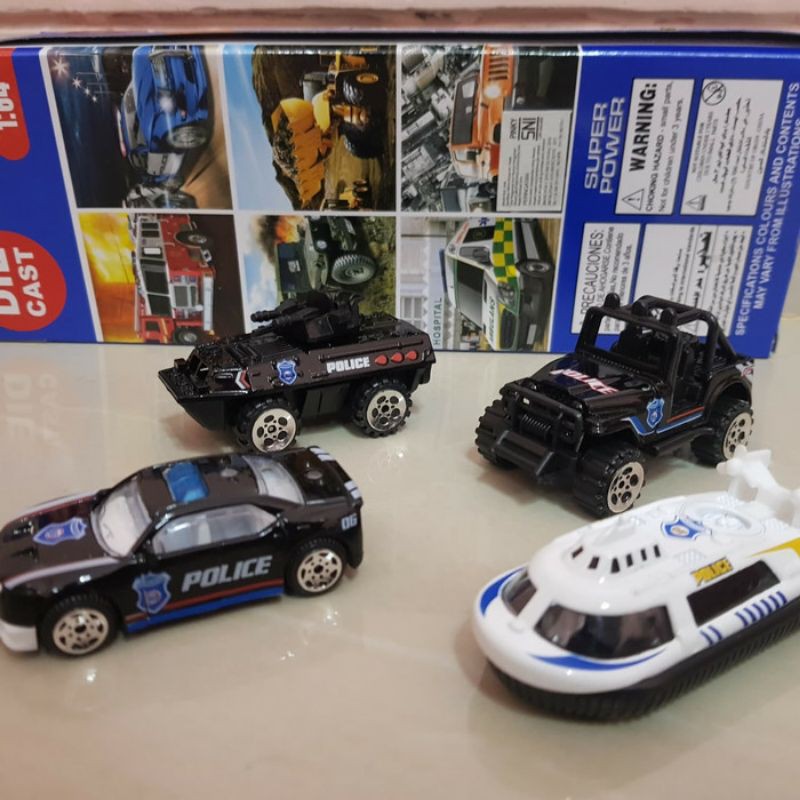 Diecast Kendaraan Polisi - Mainan Mobil Polisi - Diecast Mobil Polisi