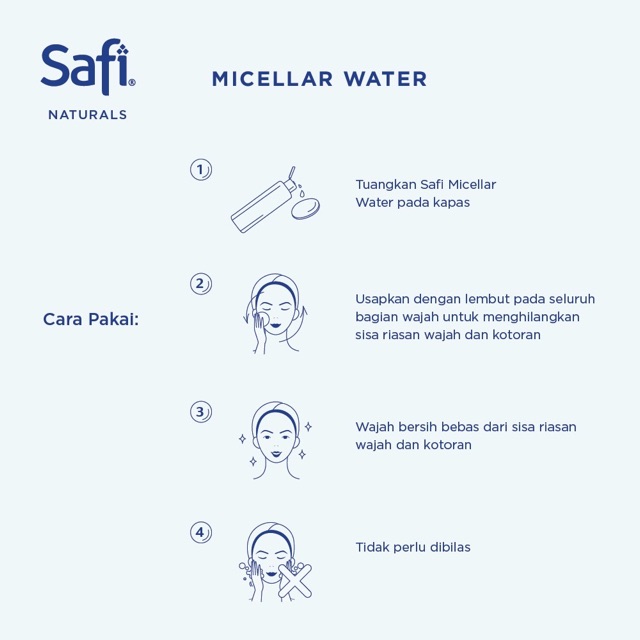 Safi Naturals Micellar Water with Rose Flower Water 100ml