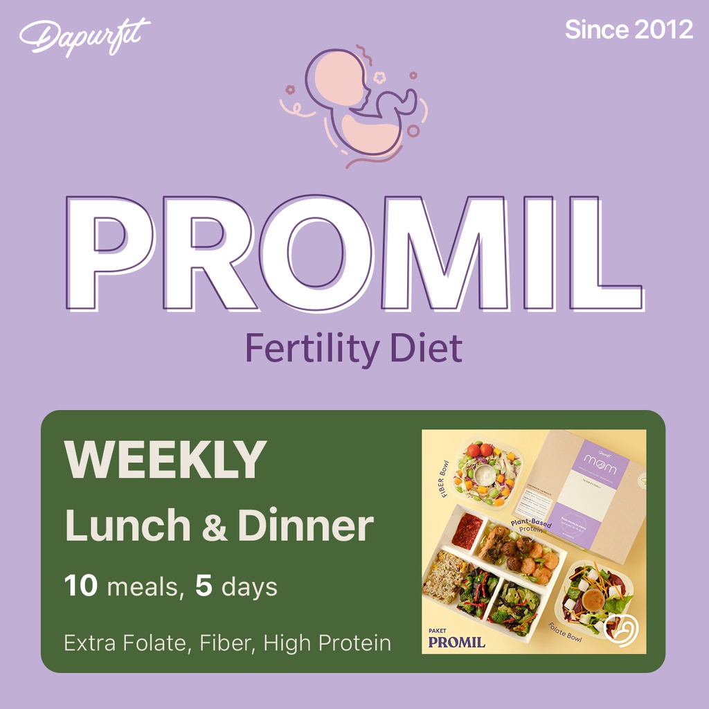 

Dapurfit Fertility Catering PROMIL Weekly Lunch & Dinner (10box/5d)