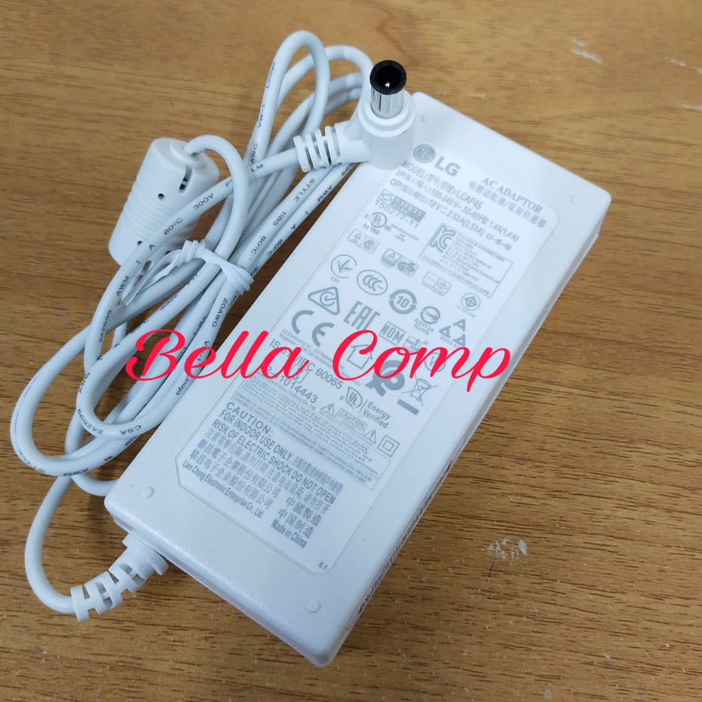 LG Power Adaptor 19V 2.53A - LCAP45 / ADAPTOR CASAN TV LED LCD MONITOR 19V 2.53A