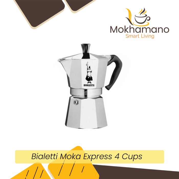 Bialetti Moka Express Moka Pot Coffee Maker 4 Cup
