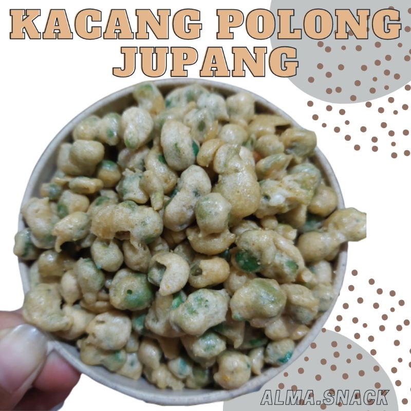 KACANG POLONG JUPANG 250GR/ SNACK KILOAN MURAH/ ALMA.SNACK