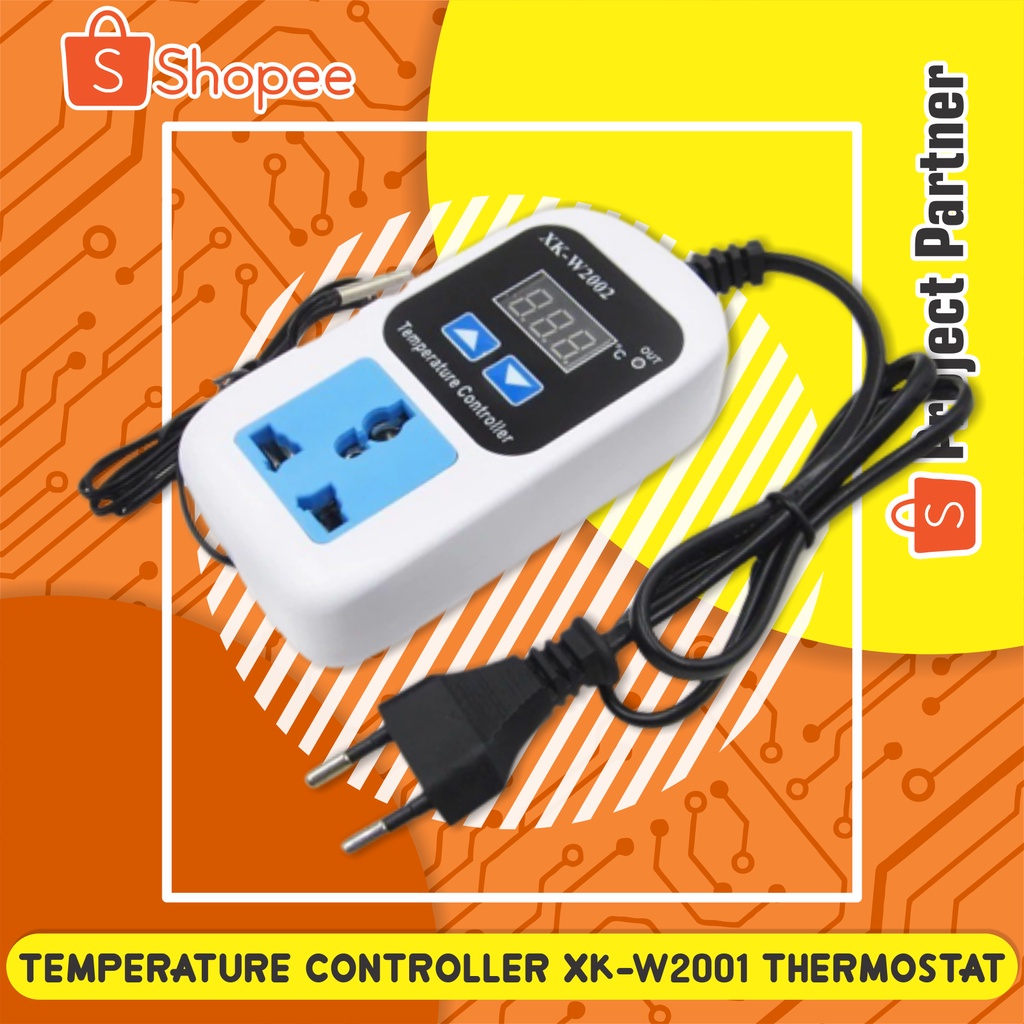 Temperature Controller XK-W2001 Thermostat with Switch include Stop Kontak