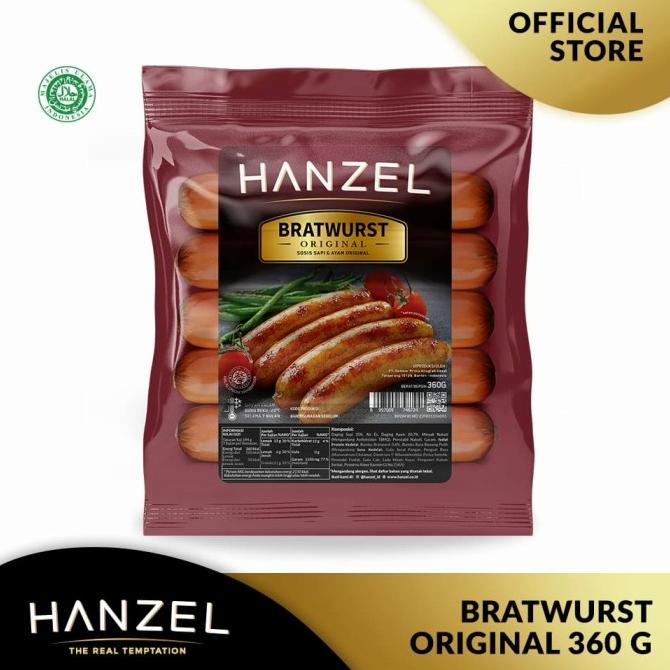 

windytriastuti13 Hanzel Bratwurst Original 360 gram TERLARIS TERPERCAYA ORIGINAL