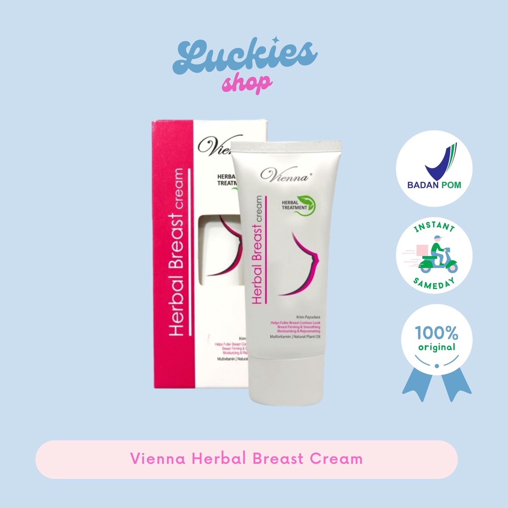 Vienna Breast Cream Ori BPOM Krim Vienna Pembesar Payudara Pengencang Payudara