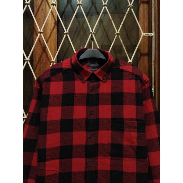 kemeja flannel zara second original XL kemeja flanel kasual pria murah terlaris