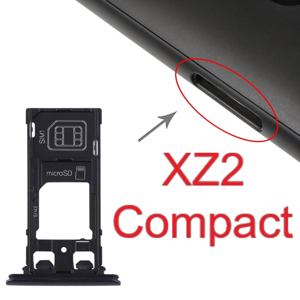 port plus simtray   sony xperia xz2 compact   xz2 mini   h8314   h8324   so 05k   docomo