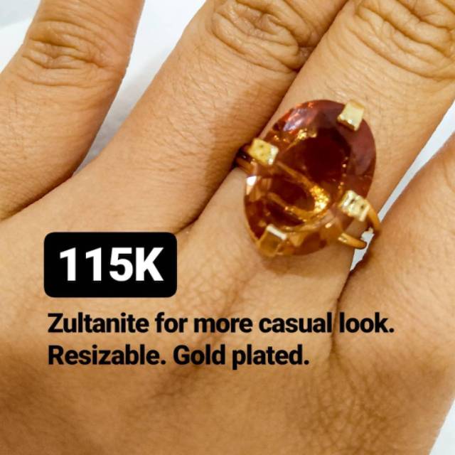Cincin Zultanite Casual Asli Turki