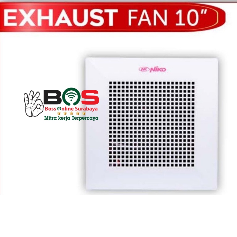 Niko Exhaust Fan NKAF10 NK AF 10 Exhaust Fan Plafon 10&quot; Niko NK AF10