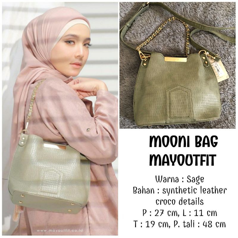 PRODUK MAYOUTFIT | MOONI BAG / TAS PREMIUM KULIT SINTETIS | DRESS BY MAYOUTFIT
