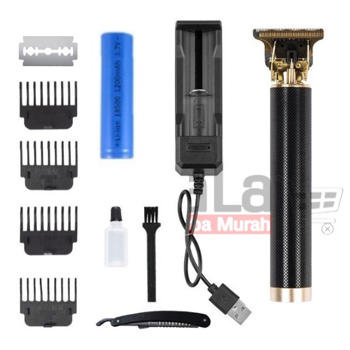 Alat Cukur Elektrik Profesional Hair Trimmer Detailer Cordless / Mesin Cukur Rambut Cas TM-1428 / TM-1425