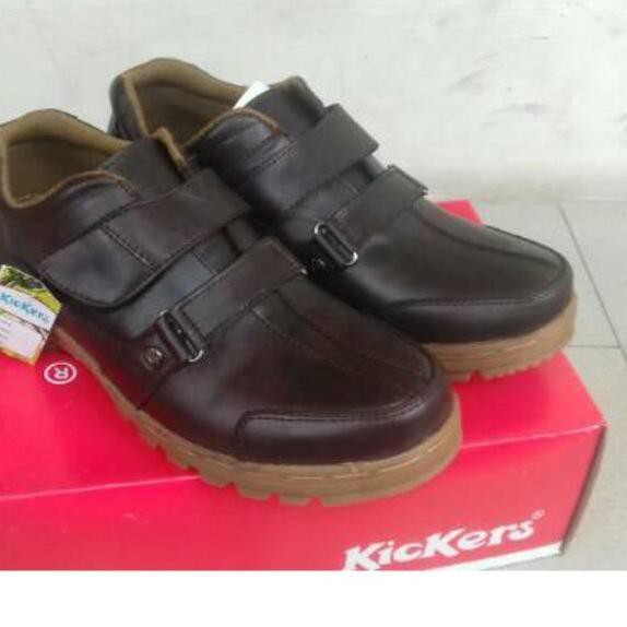 HHB SEPATU CASUAL KICKERS PRIA KULIT ASLI FANTOPEL VANTOPEL SPORT KERJA SANTAI SELOP KRETEK PANTOFEL