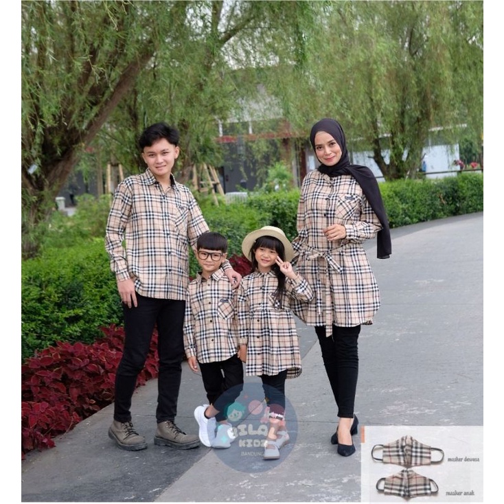 BAJU COUPLE DEWASA ANAK/KEMEJA COUPLE KELUARGA