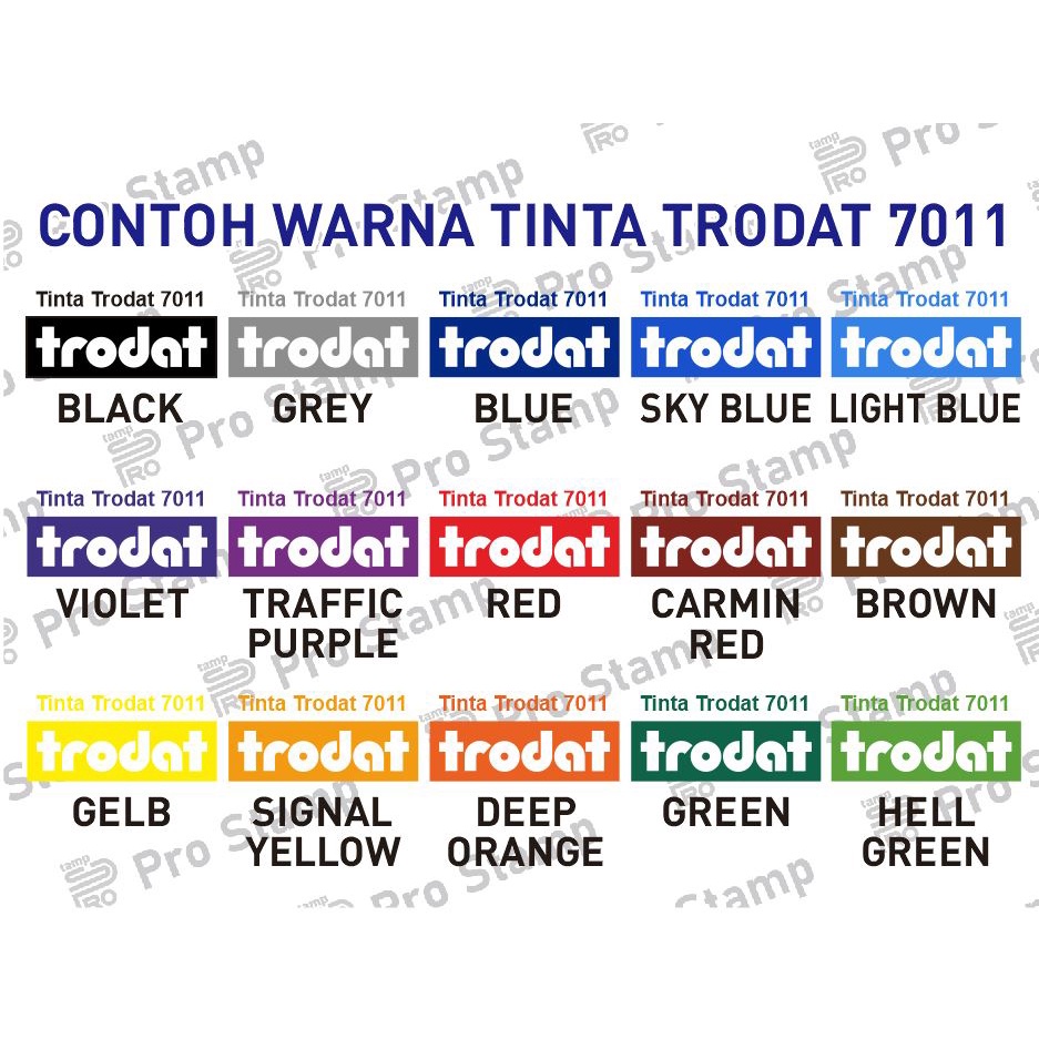 

HJK TINTA STEMPEL - TRODAT 7011 (25ml) READY STOCK!!