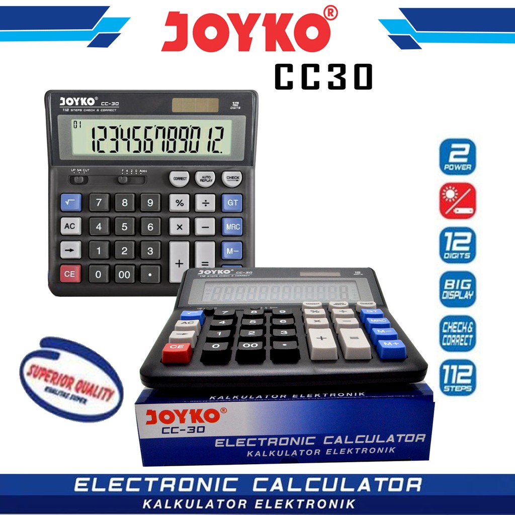 

Kalkulator Joyko CC-30 12 Digit