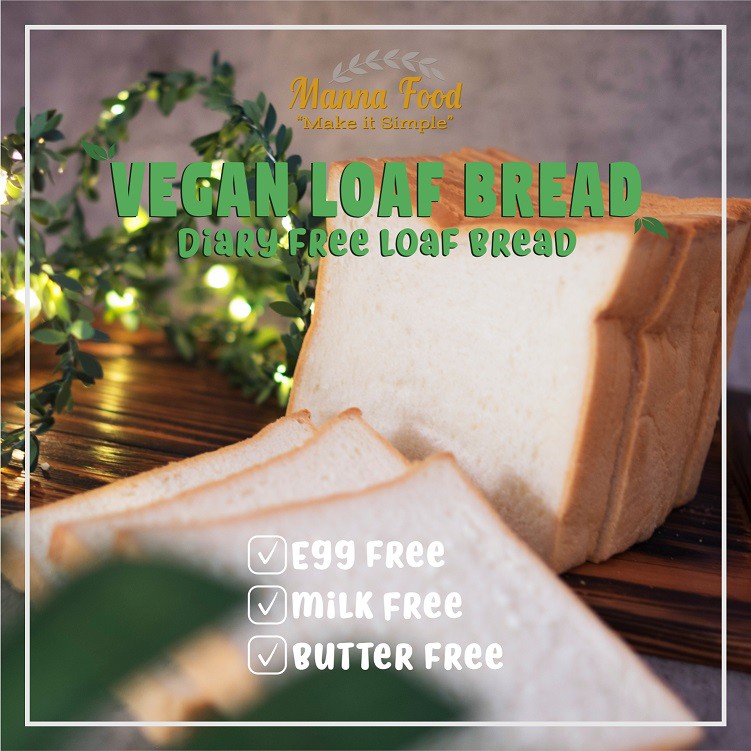 

Vegan loaf Bread / Roti tawar Vegan