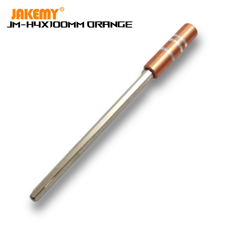 Jakemy JM-H4x100mm Orange Extension Obeng Bar Original