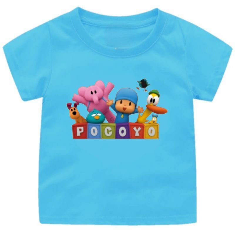 BAJU ANAK ( POCOYO) ANAK CEWEK-COWOK 1-12 TAHUN