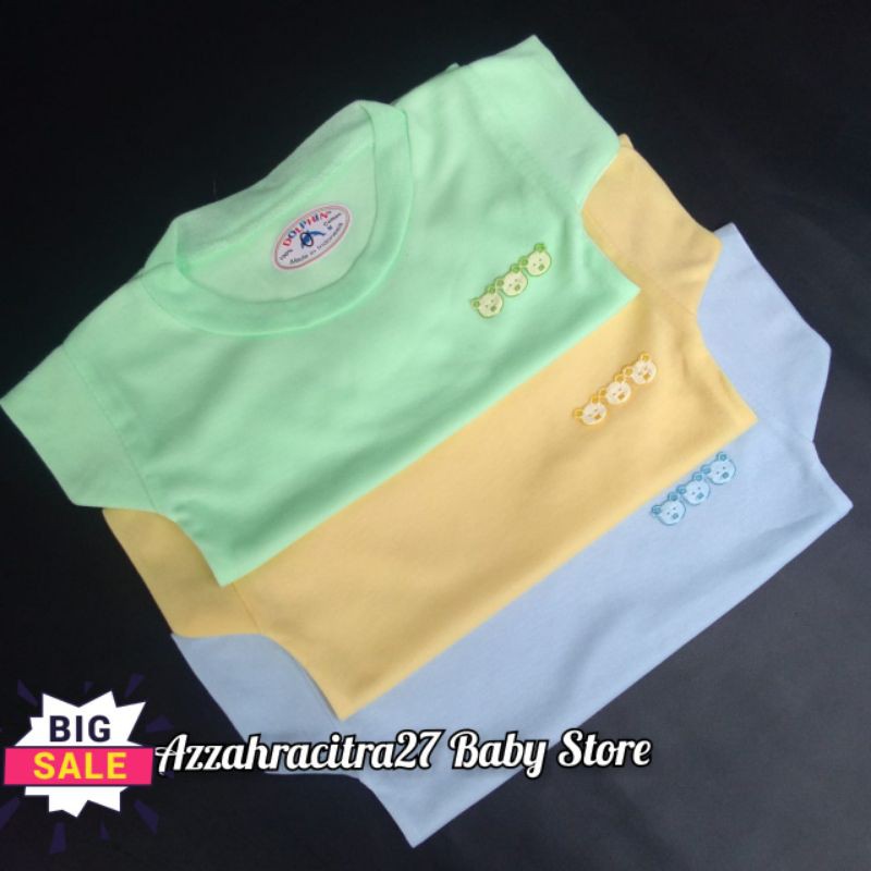 DOLPHIN KAOS OBLONG BAYI POLOS WARNA SIZE M L XL-OBLONG BAYI MURAH BERKUALITAS  SNI  isi 3PC-6PC