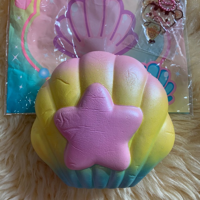 Yummibear Merman Seashell Squishy Preloved