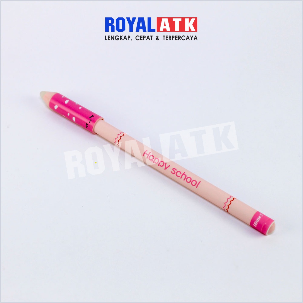 Eraseable Gel Pen / Pulpen Gel Dapat Dihapus M&amp;G Happy School AKPB1472