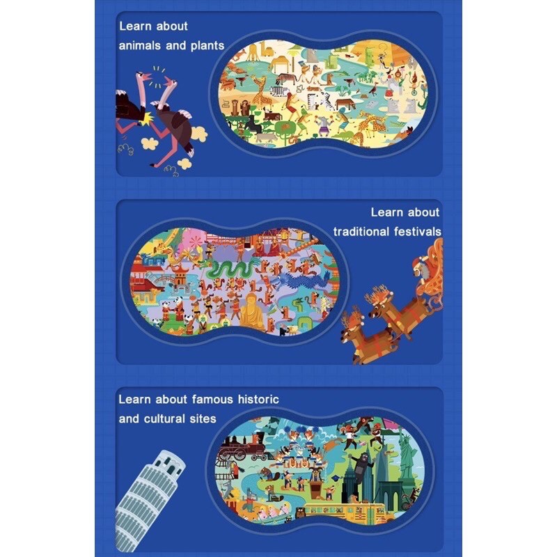 mideer world puzzle - hadiah anak - kado anak