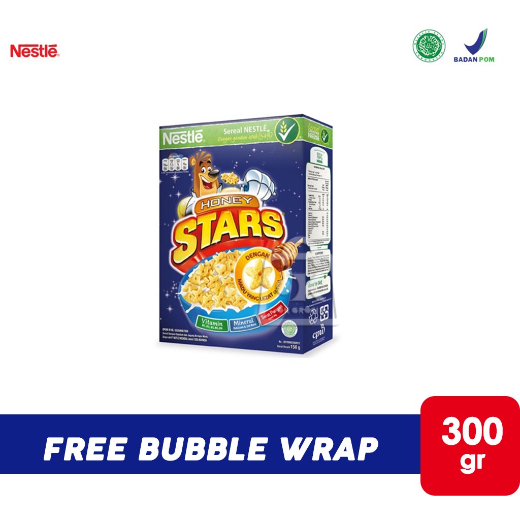 

Sereal Bintang Nestle Honey Stars / Sereal Lapis Madu (Box 300gr)