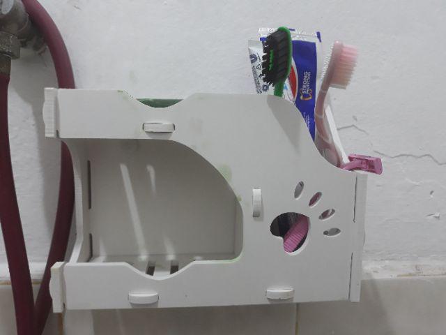 Rak Dinding Gantung Alat Mandi Kamar Toilet Wc Sabun Shampoo Odol S525